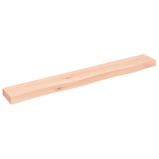 vidaXL kezeletlen tömör tölgyfa fali polc 80x10x4 cm (363537) bútor