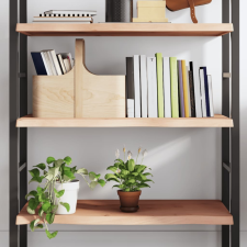 vidaXL kezeletlen tömör tölgyfa fali polc 80x50x(2-4) cm bútor