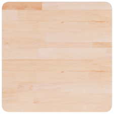 vidaXL kezeletlen tömör tölgyfa négyzet asztallap 50x50x4 cm bútor