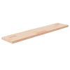 vidaXL kezeletlen tömör tölgyfa polclap 100x20x2,5 cm
