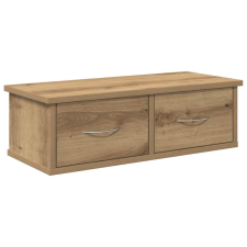 vidaXL kézműves tölgy színű szerelt fa faliszekrény 60x26x18,5 cm (855859) bútor