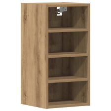 vidaXL kézműves tölgy színű szerelt fa függőszekrény 30x29,5x60 cm (854174) bútor