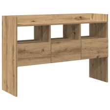 vidaXL kézműves tölgy színű szerelt fa tálalószekrény 105x30x70 cm (856635) bútor