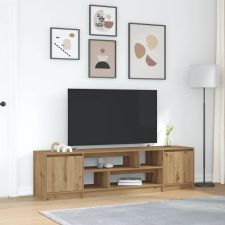 vidaXL kézműves tölgy színű szerelt fa TV-szekrény 188,5x41x50 cm bútor