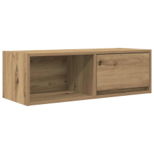 vidaXL kézműves tölgy színű szerelt fa TV-szekrény 80x31x25,5 cm (861470) bútor