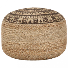 vidaXL kézzel készült barna juta puff 45 x 30 cm bútor
