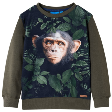 vidaXL Khaki gyerekpulóver 116