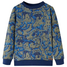 vidaXL Khaki gyerekpulóver 128