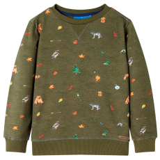 vidaXL Khaki gyerekpulóver 92