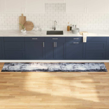 vidaXL Konyhai szőnyeg Szürke 300 x 60 cm Bársony lakástextília