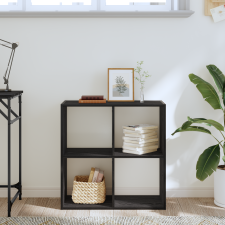 vidaXL Könyvespolc Fekete Tölgy 68,5x32x68,5 cm Mérnöki Fa bútor