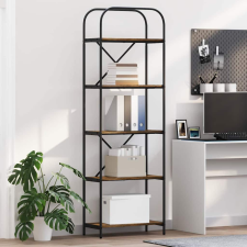 vidaXL Könyvespolc Füstölt tölgy 60 x 30 x 183 cm Faanyag bútor