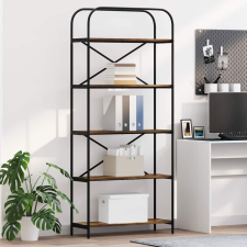 vidaXL Könyvespolc Füstölt tölgy 80 x 30 x 183 cm Faanyag bútor
