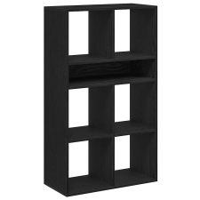 vidaXL könyvszekrény fekete 66x31x112 cm szerelt fa (860302) bútor
