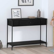 vidaXL Konzolasztal Other Musta tammi 100 x 34.5 x 75 cm Faanyag bútor