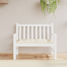 vidaXL krémfehér oxford szövet kerti padpárna 110 x 50 x 7 cm lakástextília