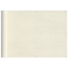 vidaXL krémszínű 100% oxford poliészter erkélyparaván 75 x 1000 cm (4000195) kerti bútor