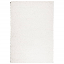 vidaXL krémszínű hosszú szálú bozontos modern szőnyeg 120 x 170 cm (375234) lakástextília