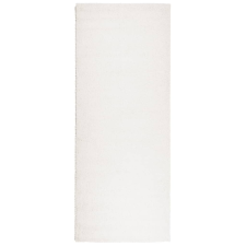 vidaXL krémszínű hosszú szálú bozontos modern szőnyeg 80 x 200 cm (375230) lakástextília