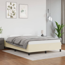 vidaXL krémszínű műbőr ágykeret 140x190 cm ágy és ágykellék