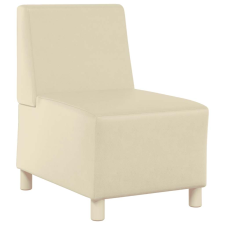 vidaXL krémszínű műbőr kanapéfotel 55 cm (4108488) bútor