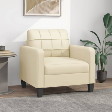 vidaXL krémszínű műbőr kanapéfotel 60 cm bútor