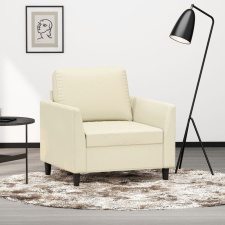 vidaXL krémszínű műbőr kanapéfotel 60 cm bútor