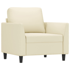 vidaXL krémszínű műbőr kanapéfotel 60 cm (359324) bútor