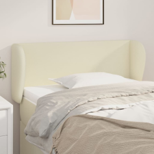 vidaXL krémszínű műbőr szárnyas fejtámla 103x23x78/88 cm ágy és ágykellék
