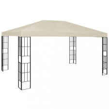 vidaXL Krémszínű pavilon 3 x 4 m kerti bútor