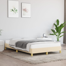 vidaXL krémszínű szövet ágykeret 120x200 cm ágy és ágykellék