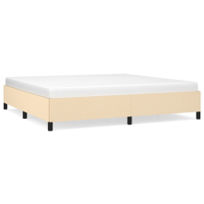vidaXL krémszínű szövet ágykeret 200x200 cm (347095) ágy és ágykellék