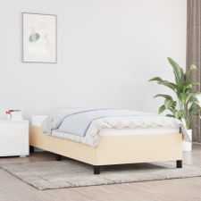 vidaXL Krémszínű szövet ágykeret 90x200 cm ágy és ágykellék