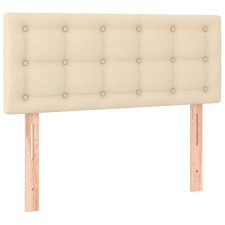 vidaXL krémszínű szövet fejtámla 100x5x78/88 cm (346441) ágy és ágykellék