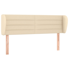 vidaXL krémszínű szövet fejtámla 147x23x78/88 cm (3117287) ágy és ágykellék