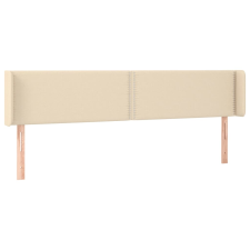 vidaXL krémszínű szövet fejtámla 183x16x78/88 cm (3118647) ágy és ágykellék