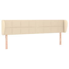 vidaXL krémszínű szövet fejtámla 203x23x78/88 cm (3117171) ágy és ágykellék