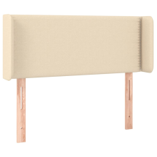 vidaXL krémszínű szövet fejtámla 83x16x78/88 cm (3118607) ágy és ágykellék