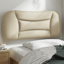 vidaXL krémszínű szövet fejtámla párna 90 cm ágy és ágykellék
