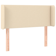 vidaXL krémszínű szövet fejtámla szárnyakkal 83x16x78/88 cm (3118467) ágy és ágykellék