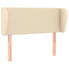 vidaXL krémszínű szövet fejtámla szárnyakkal 83x23x78/88 cm (3116843) ágy és ágykellék