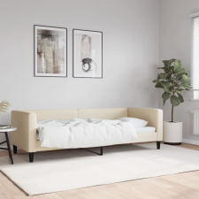 vidaXL krémszínű szövet kanapéágy 80 x 200 cm bútor