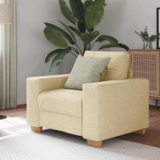 vidaXL krémszínű szövet kanapéfotel 59 cm bútor
