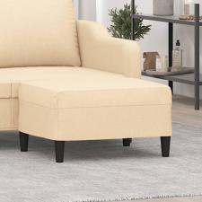 vidaXL krémszínű szövet lábzsámoly 70x55x41 cm bútor