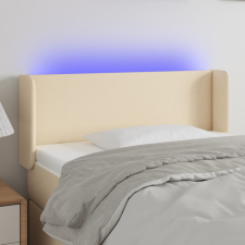 vidaXL krémszínű szövet LED-es fejtámla 93 x 16 x 78/88 cm ágy és ágykellék