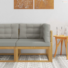 vidaXL Kültéri Sarokkanapé Poliészter Fehér kerti bútor