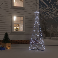 vidaXL kúp alakú karácsonyfa 200 hideg fehér LED-del 70 x 180 cm karácsonyi dekoráció
