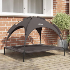 vidaXL Kutyafekhely Barna 104 x 86 x 84,5 cm Acél szállítóbox, fekhely kutyáknak
