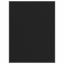 vidaXL lábtörlő fekete 90x120 cm lakástextília