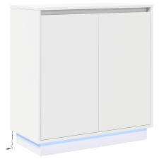 vidaXL LED éjjeliszekrény Fehér - 71x34.5x75 cm, Mérnökfából készült (869642) bútor